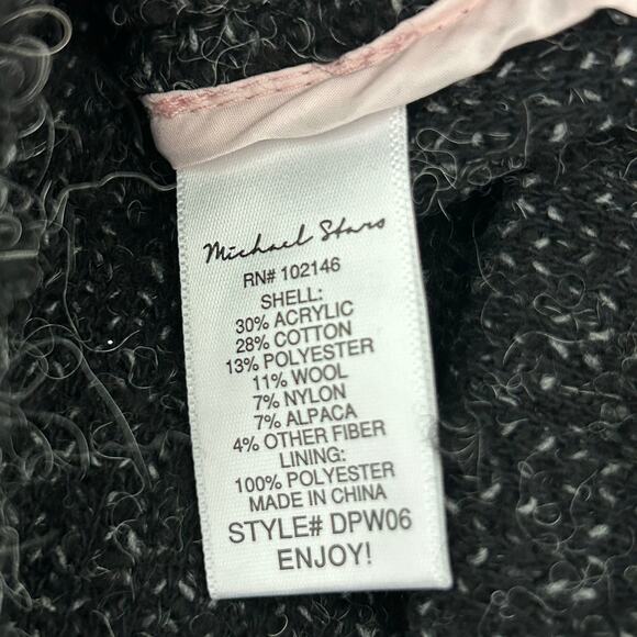 Michael Stars Women's Charcoal Leti Snap Zip Outerwear Jacket S Small New - Picture 10 of 10